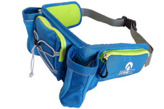 EXTREMEMIST detachable hydration waist pack with dual bottle holsters for quick access during runs.