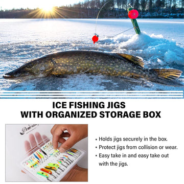 Ice jig eyelet clear of paint