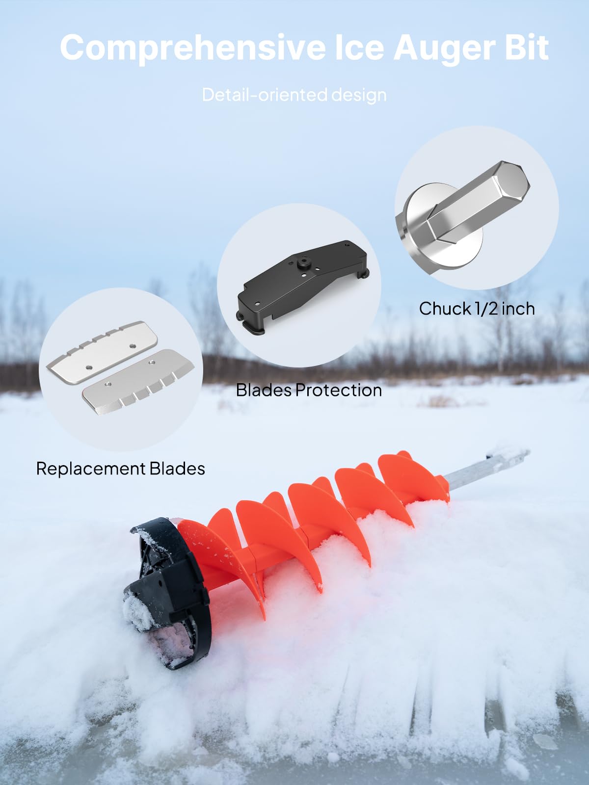 Eyoyo nylon auger construction reduces weight for easy handling