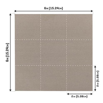 Nine-pack EZ Aim thermal paste-on targets laid out