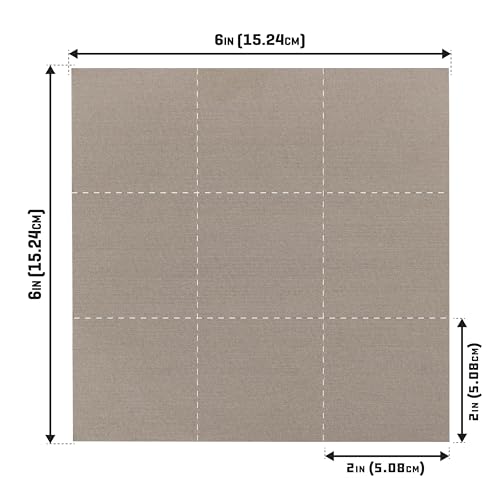 Nine-pack EZ Aim thermal paste-on targets laid out