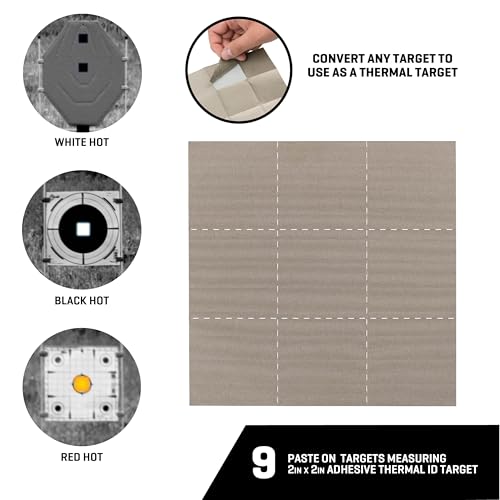 Adhesive paste-on target being applied to a backer