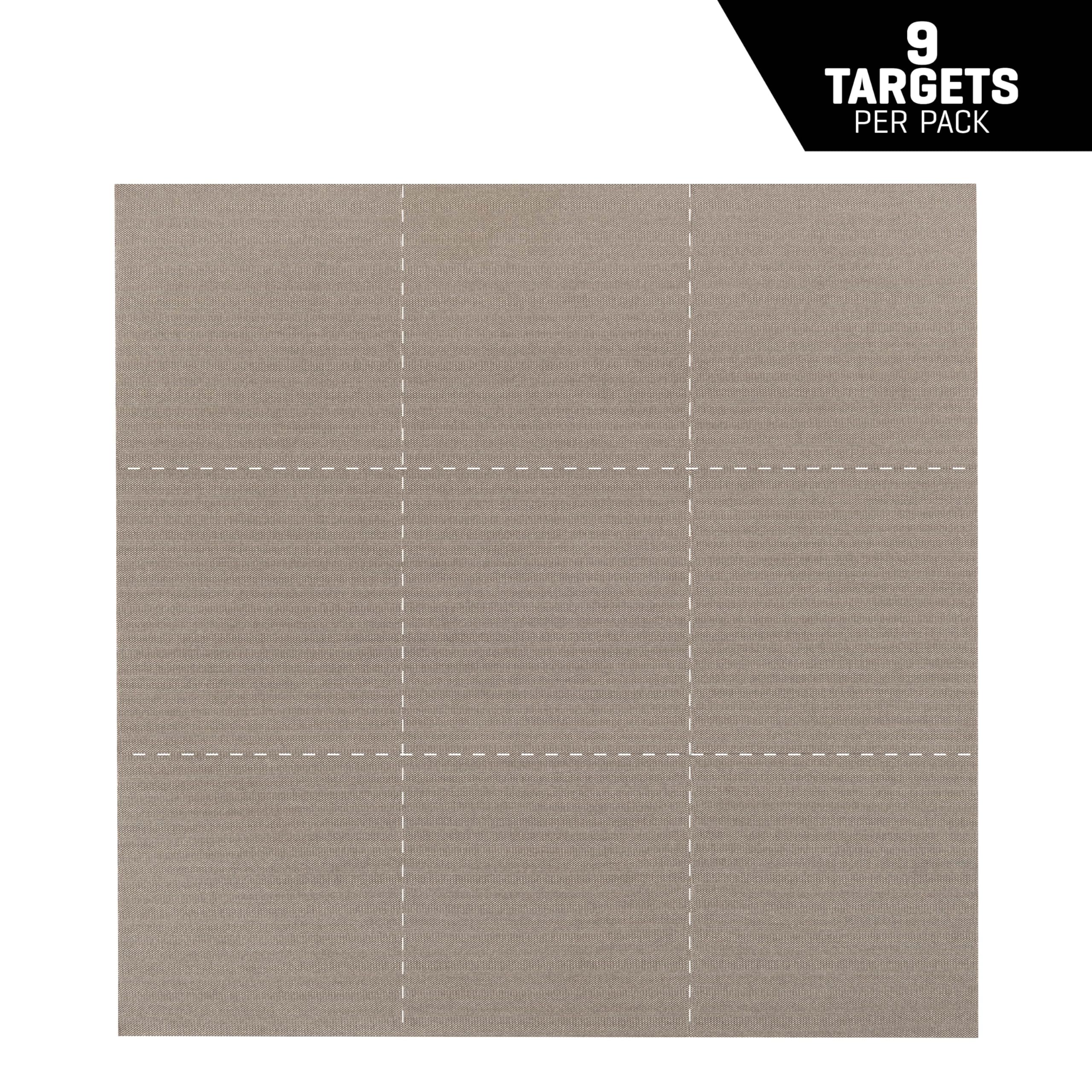 Packaging image of EZ Aim 9-pack paste-on targets