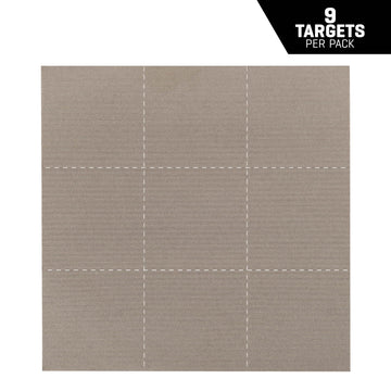 Packaging image of EZ Aim 9-pack paste-on targets
