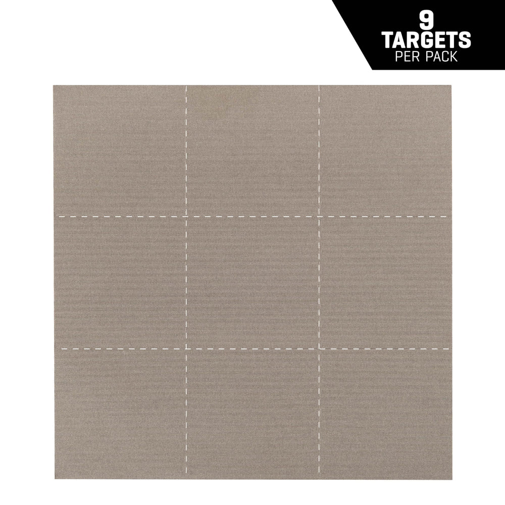Packaging image of EZ Aim 9-pack paste-on targets