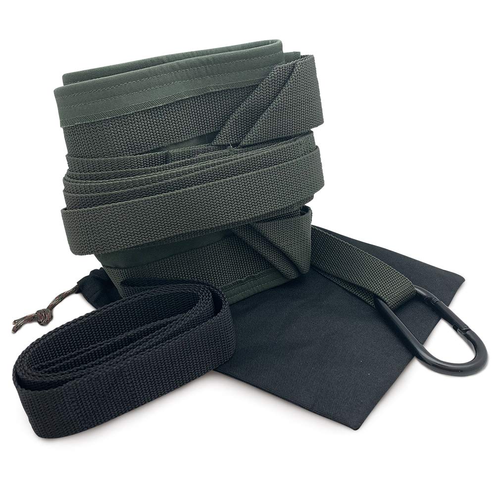 EZ Hunter sit-drag deer seat on a tree provides stable all-day comfort.