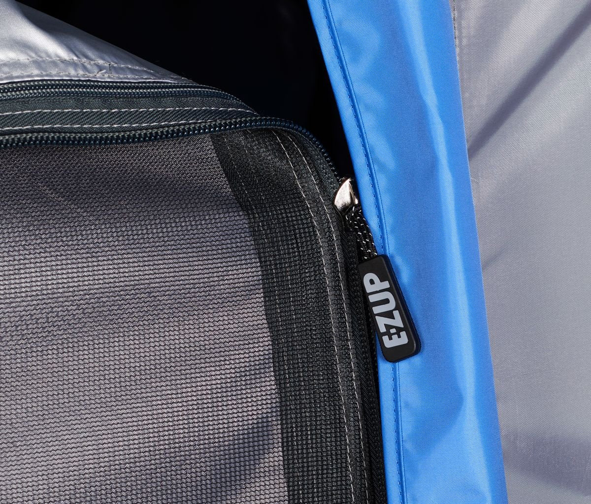 E-Z UP Camping Cube 6.4 heavy-duty clips simplify setup