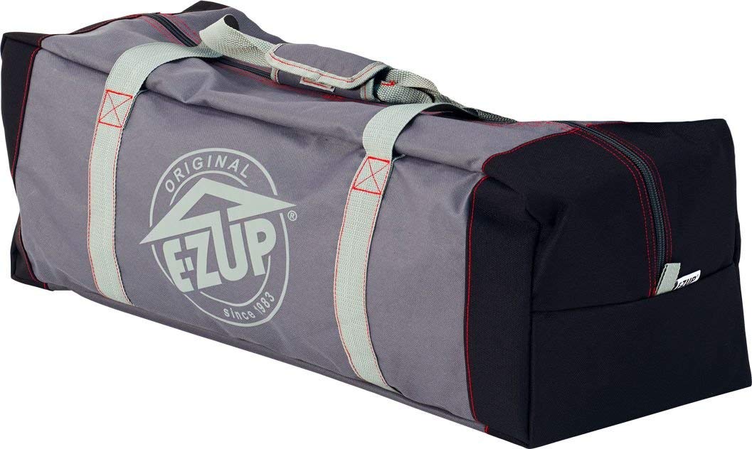 E-Z UP Camping Cube 6.4 gear shelf adds corner storage.