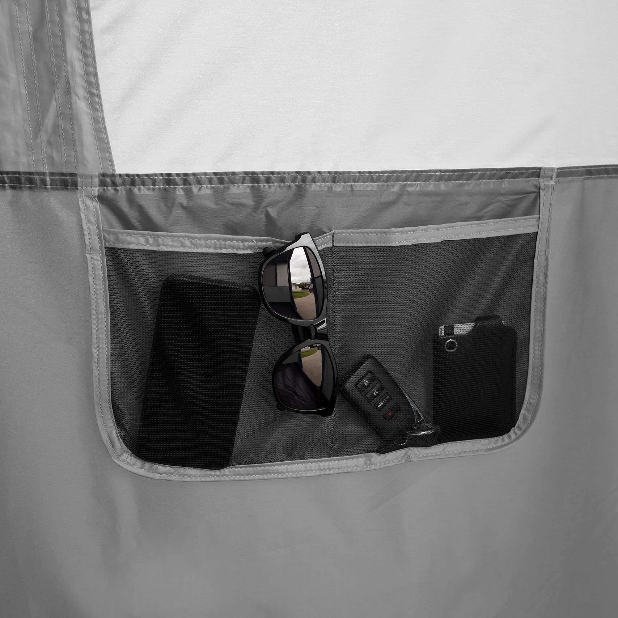 Cube accommodates up to five people for camping trips.