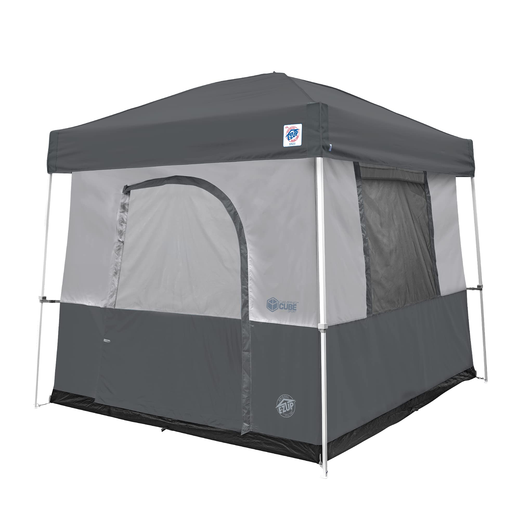 Easy detach hooks for quick removal of the Camping Cube Sport.