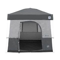 Privacy zippers on Camping Cube Sport windows and door.