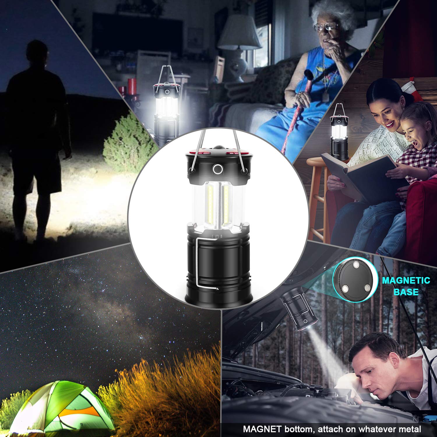 EZORKAS LANTERN red-warning-sos-light helps signal in emergencies.