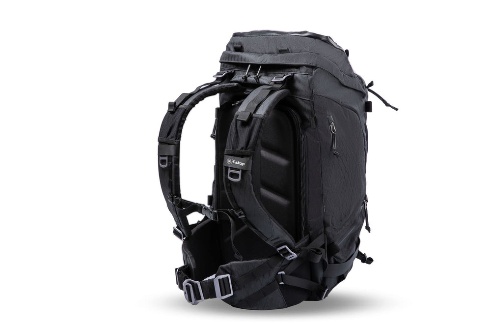 f-stop Tilopa back panel emphasizes ergonomic support for long shoots