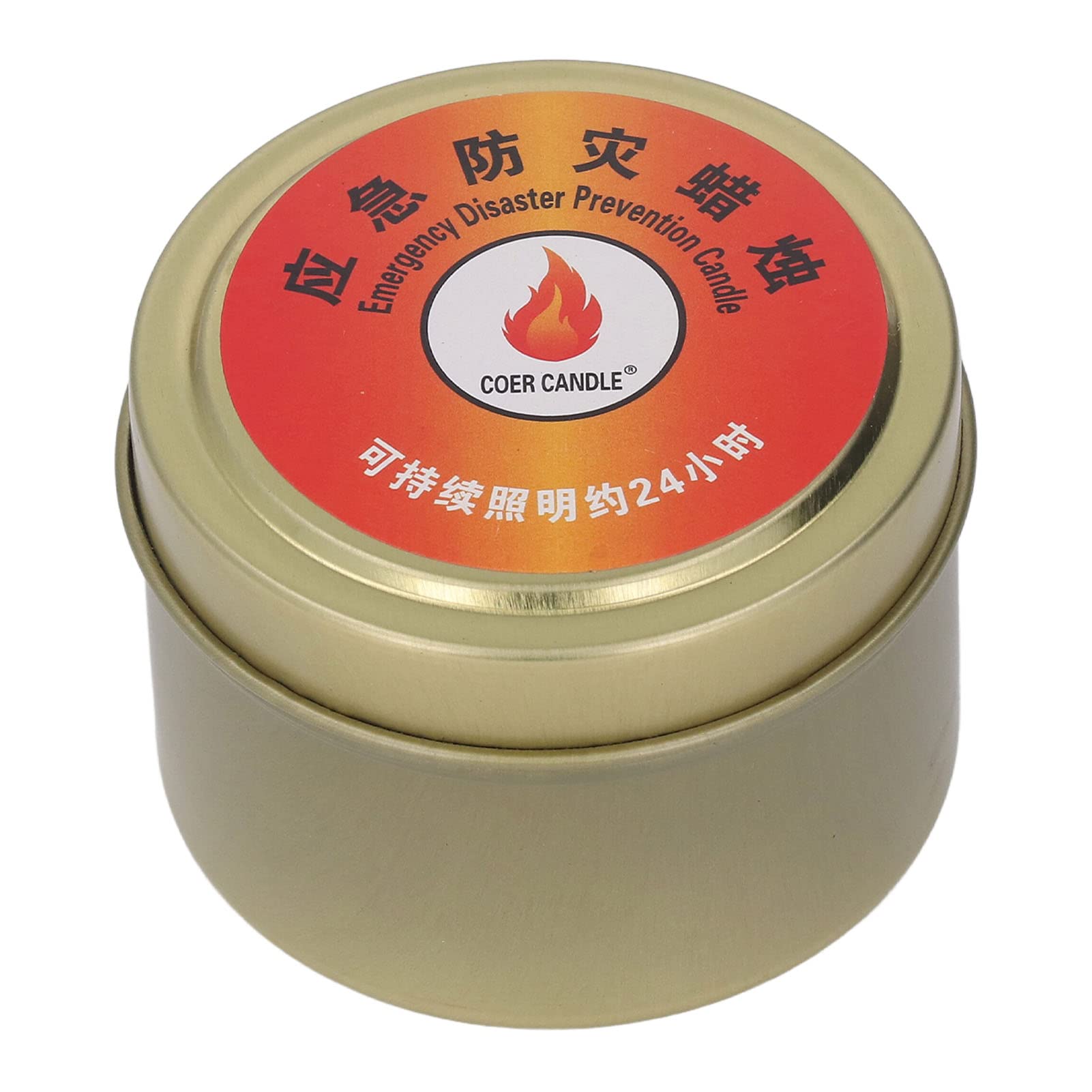 Fabater Survival Candle jar design protects flame during use