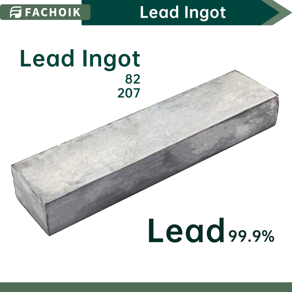 Fachoik lead ingots illustrating uniform size and weight for consistent results.