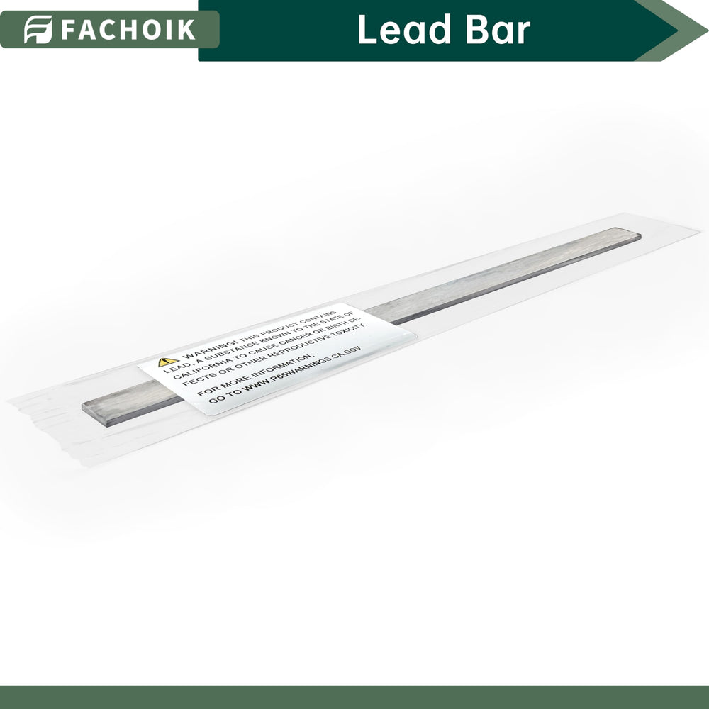 Fachoik Pure Lead Bar bulk packaging shows 5lb bars ready for orders