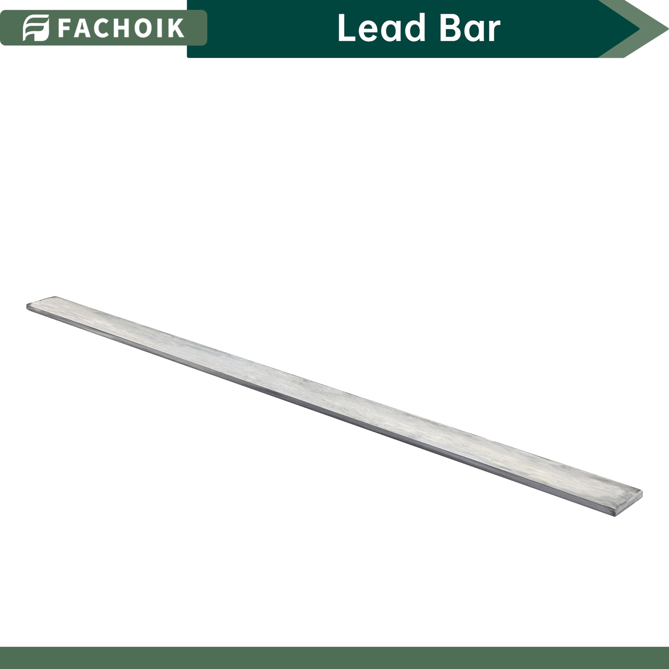 Fachoik Pure Lead Bar casting process showing malleable metal