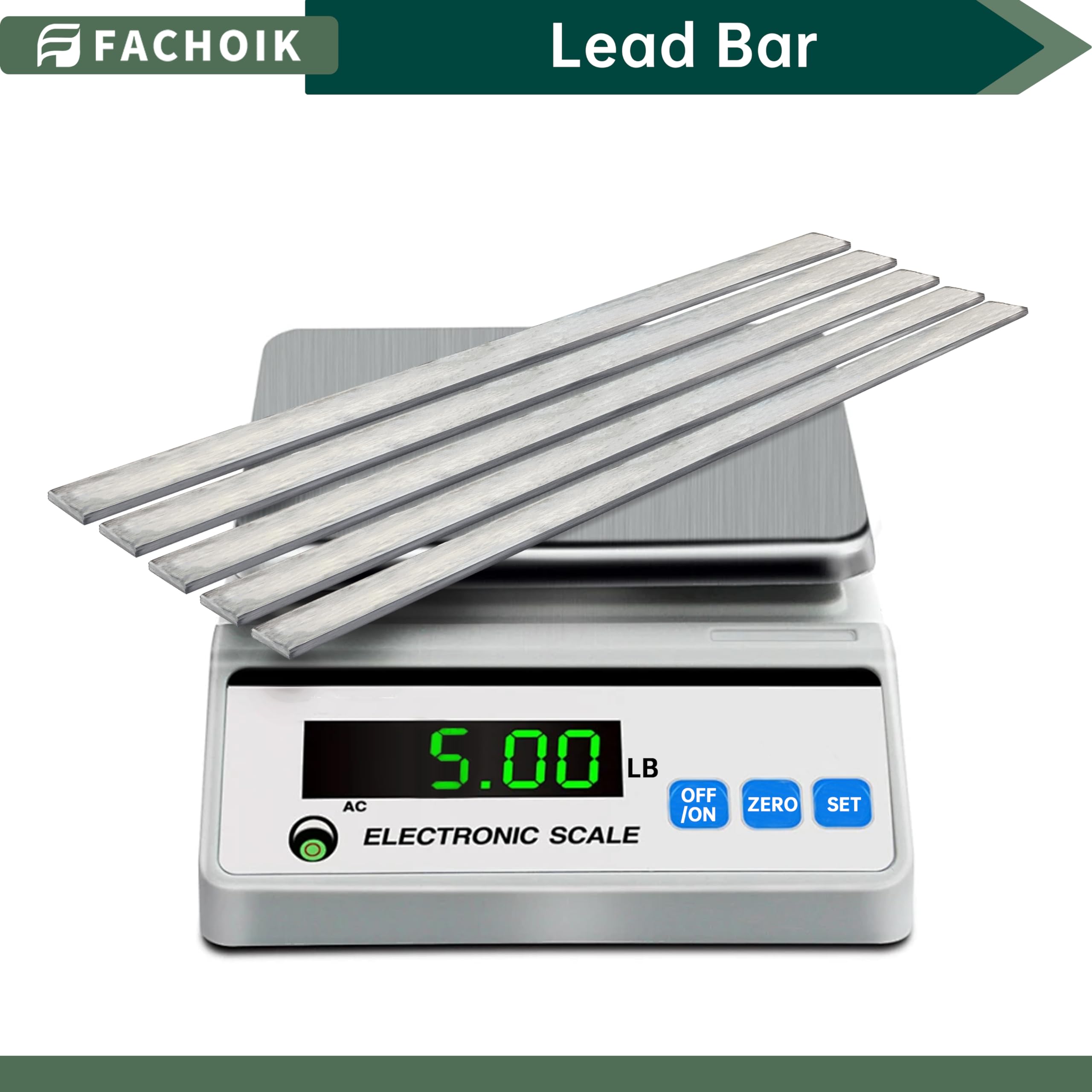 Fachoik Pure Lead Bar weight-formation enables consistent weight shaping