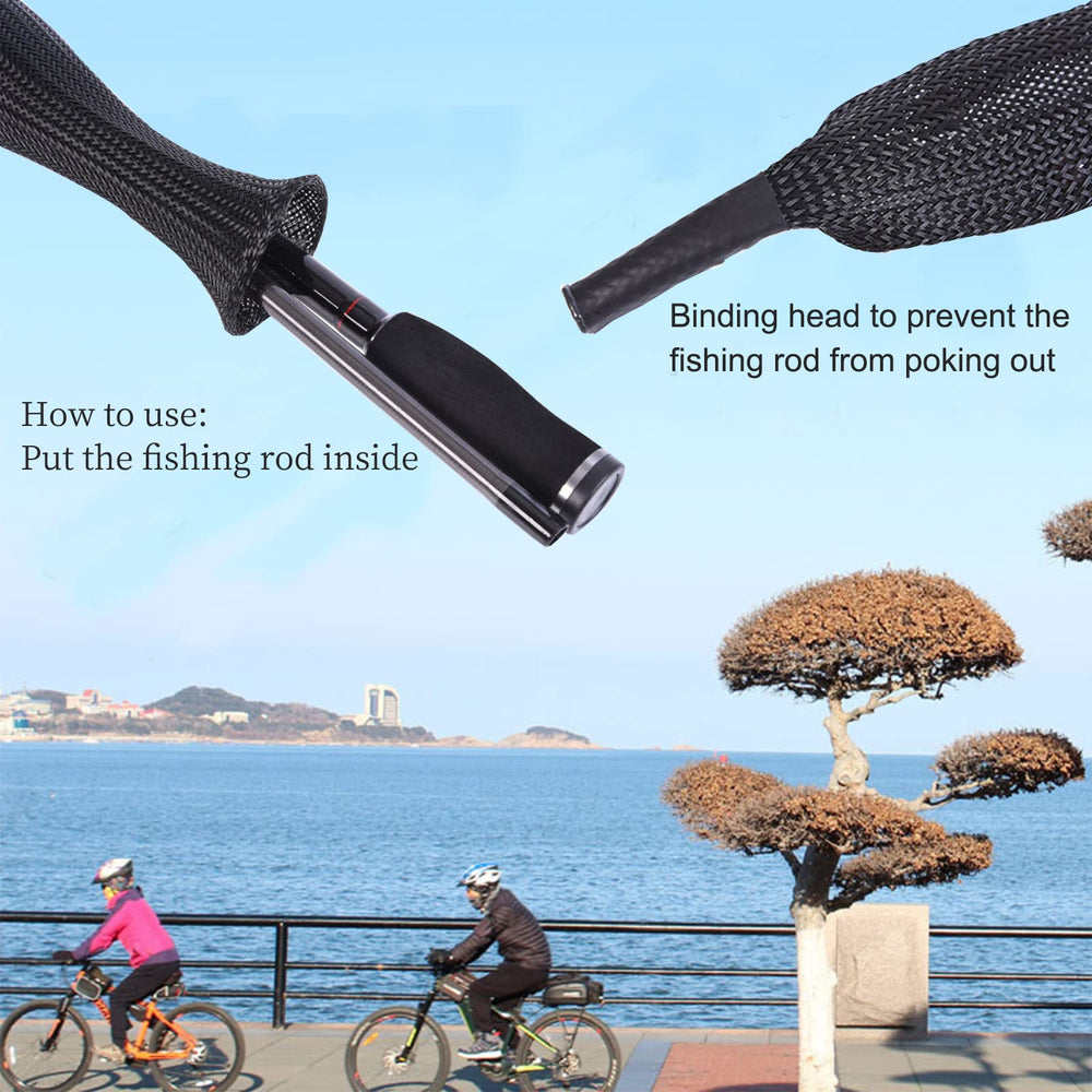 Rod sleeve expands up to 50 percent for different rod sizes