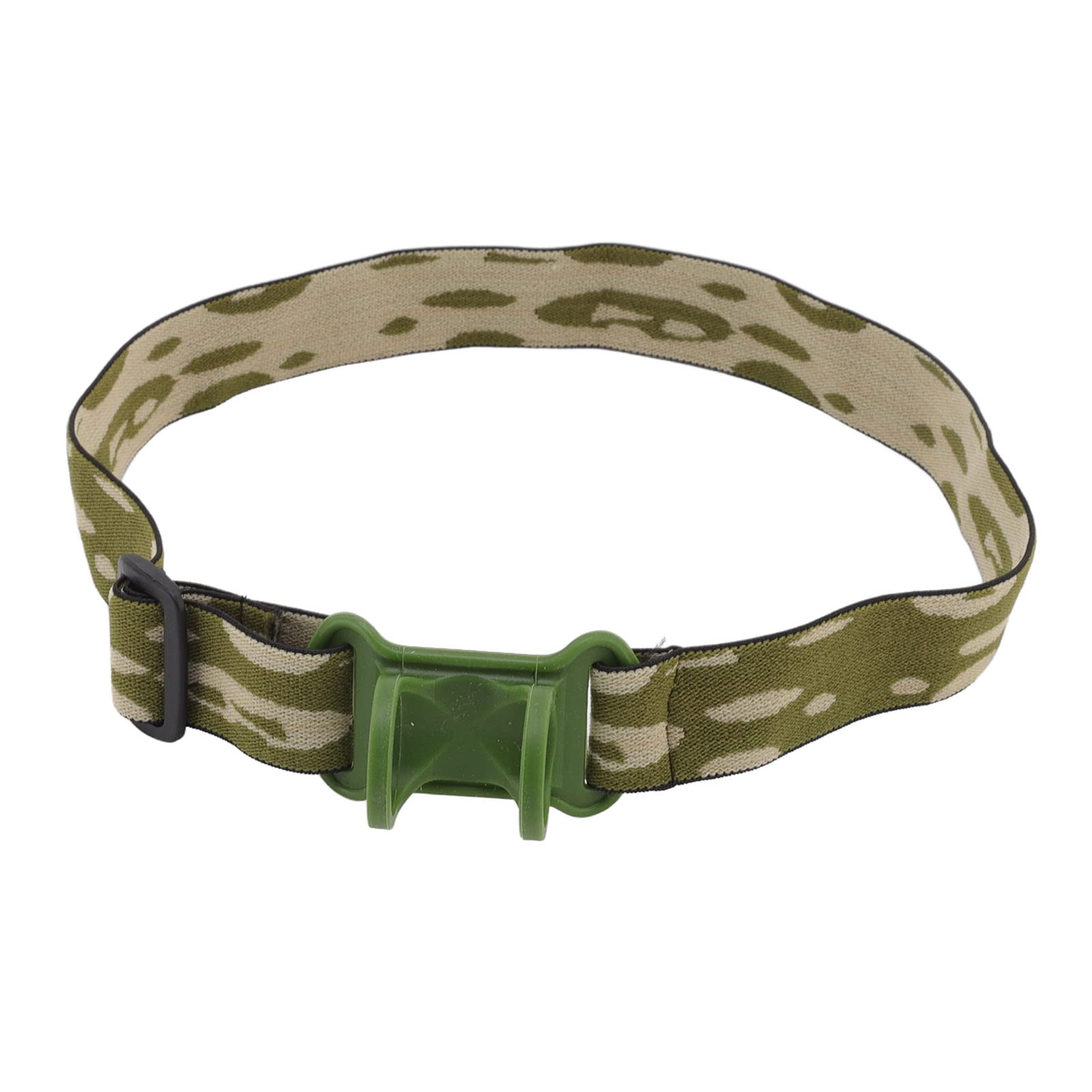 Fafeicy headlamp strap with adjustable band securing a flashlight for activity