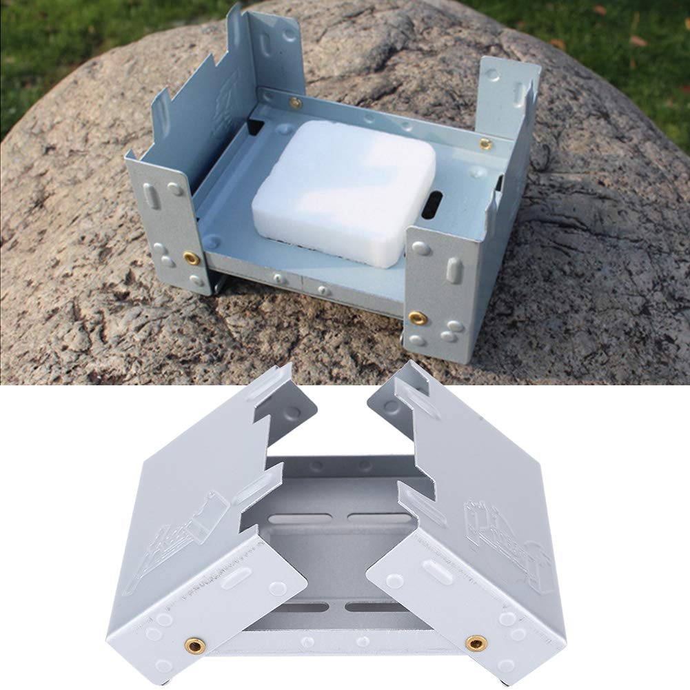 Fafeims solid fuel stove compatible with wax blocks for camping