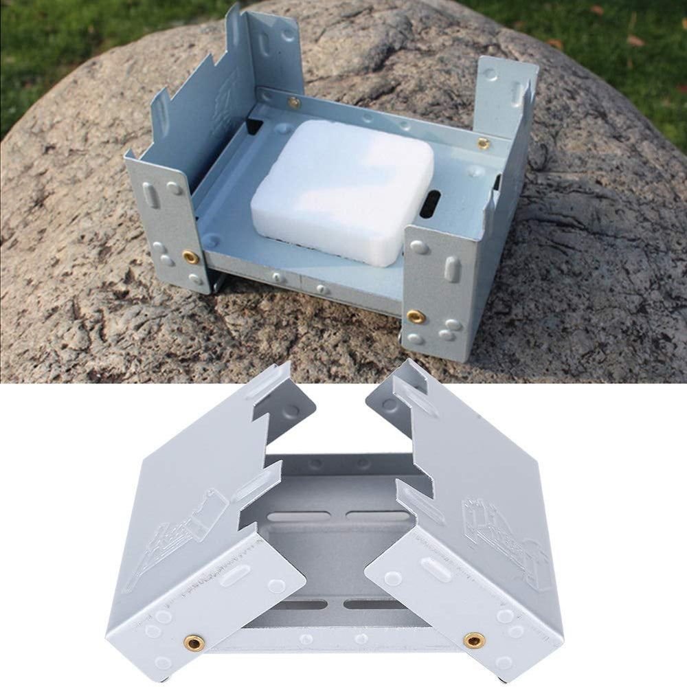 Fafeims solid fuel stove compatible with wax blocks for camping