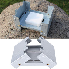 Fafeims solid fuel stove compatible with wax blocks for camping