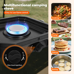FAHKNS foldable camping stove compact for easy transport