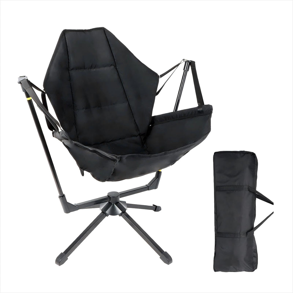 FAHKNS hammock camping chair 360° swivel for easy outdoor seating.