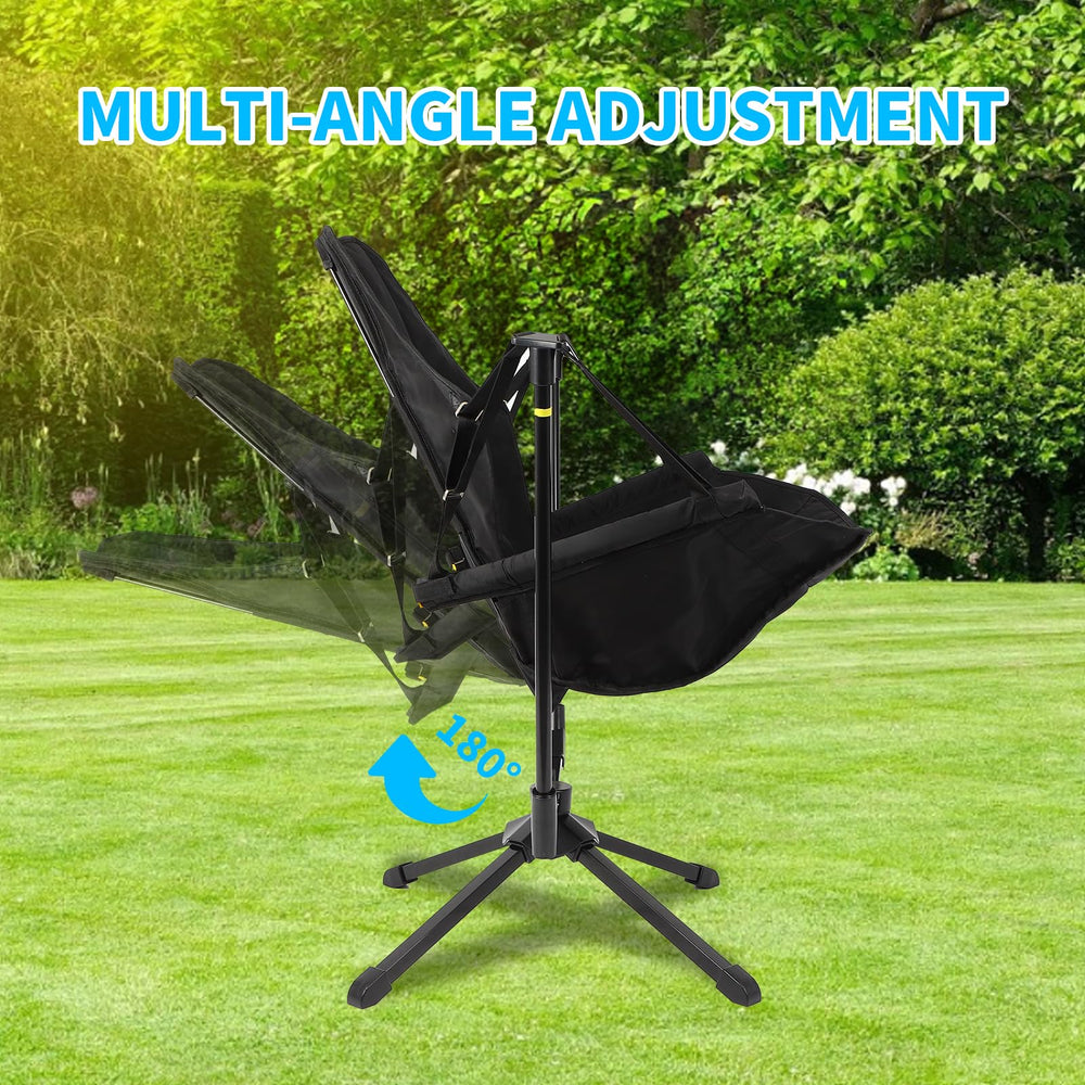 FAHKNS hammock camping chair foldable design makes transport effortless.