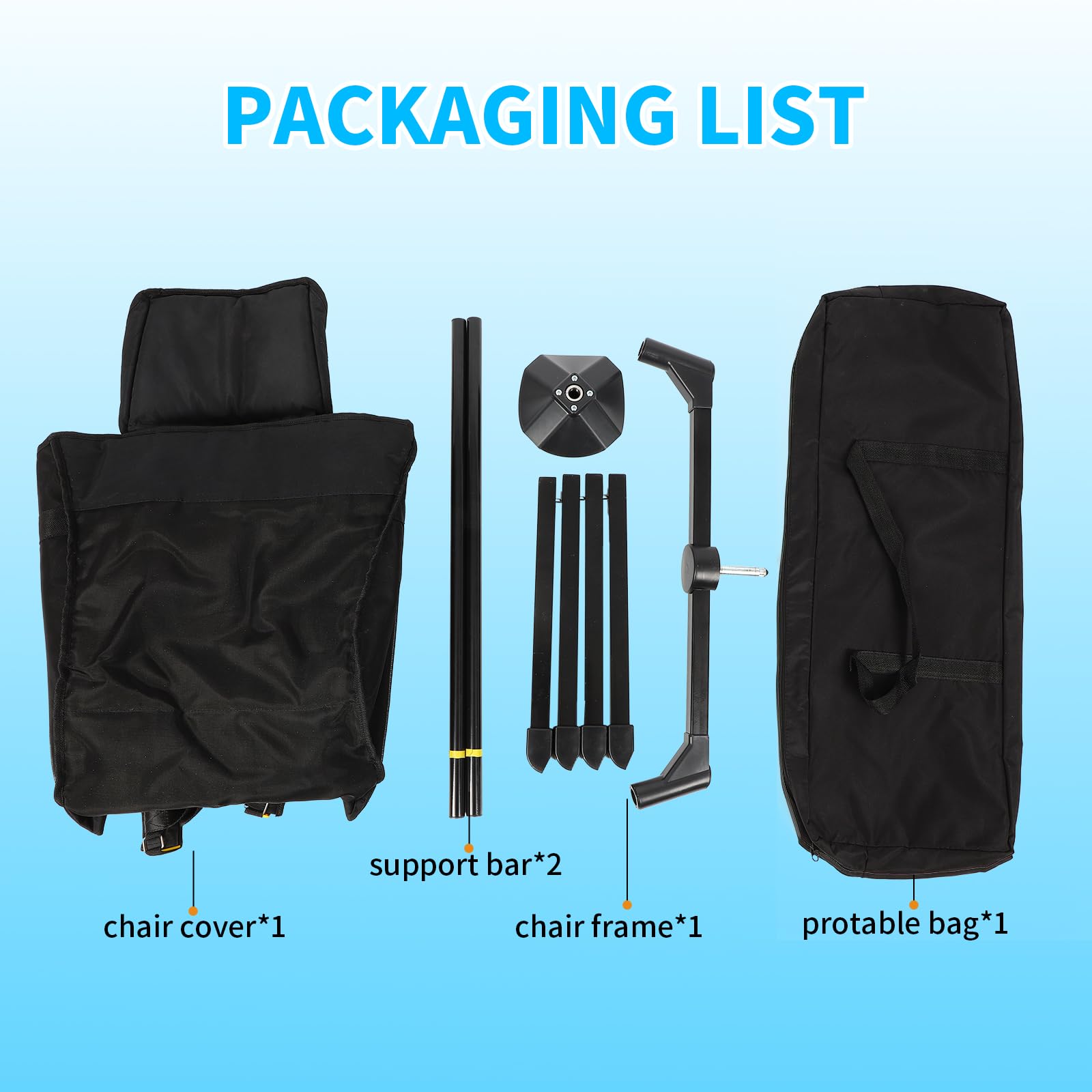 FAHKNS hammock camping chair ideal for camping, picnics, festivals and garden lounging.