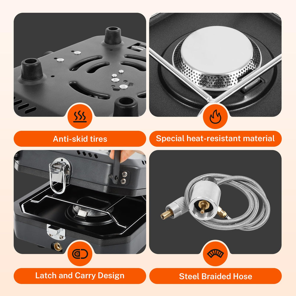 FAHKNS durable stainless steel and aluminum construction