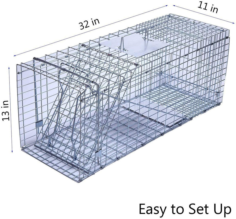 Faicuk trap folded flat demonstrates space-saving design