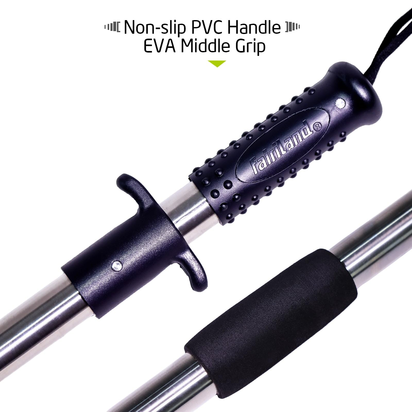 Fairiland stainless-steel build resists corrosion for reliable saltwater and freshwater use.