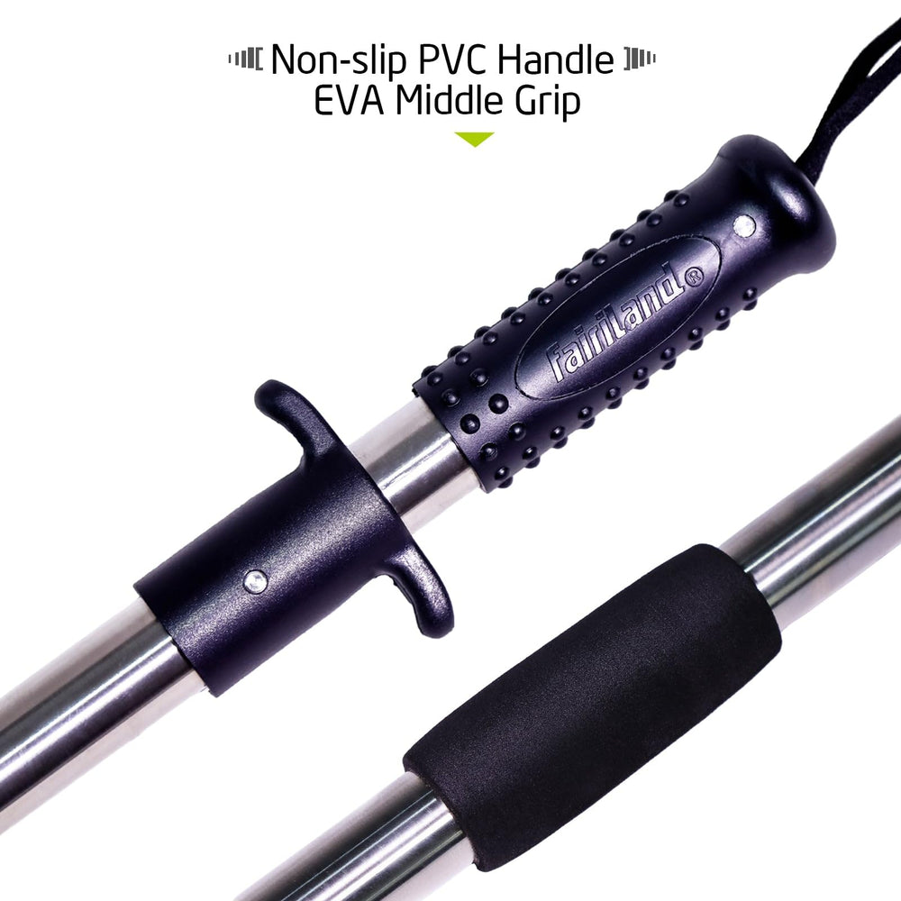 Fairiland stainless-steel build resists corrosion for reliable saltwater and freshwater use.
