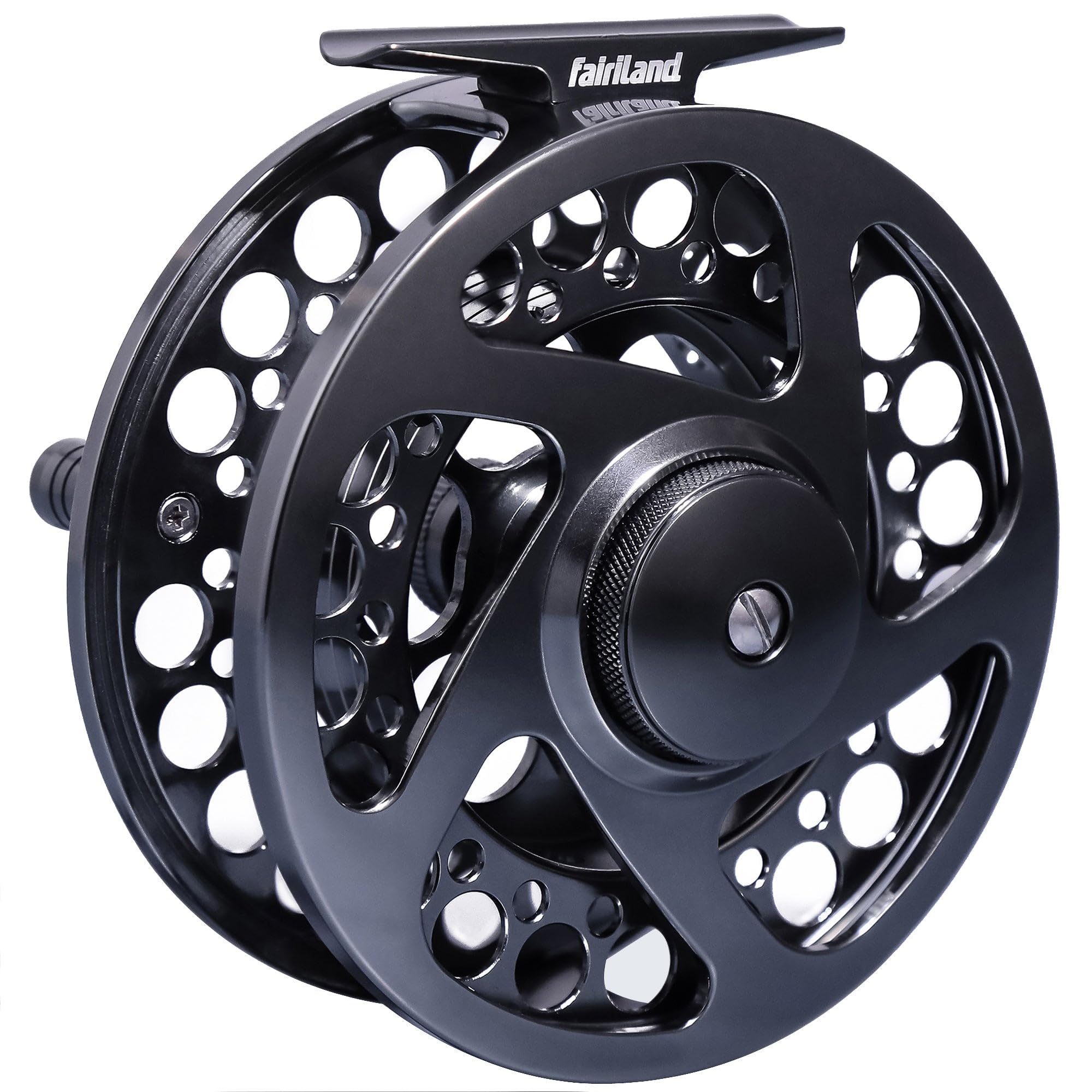 fairiland TURMAX fly reel large arbor CNC-machined from bar stock aluminum