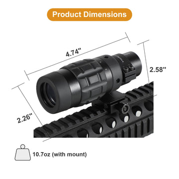 FalconOptics 6063 aluminum housing closeup showing rugged construction