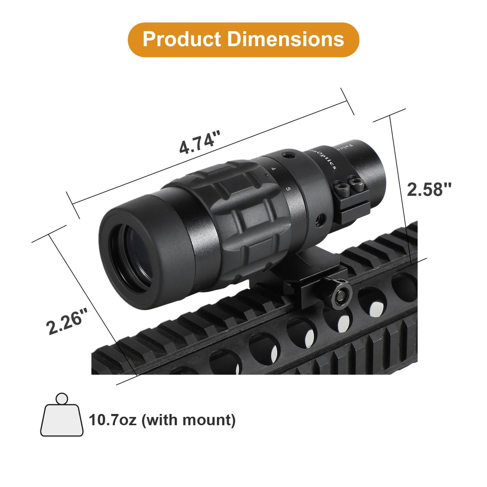 FalconOptics 6063 aluminum housing closeup showing rugged construction