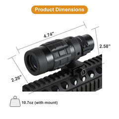 FalconOptics 6063 aluminum housing closeup showing rugged construction