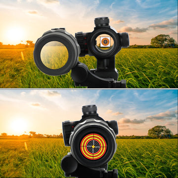 FalconOptics IP5 water and fog resistance highlighted in action