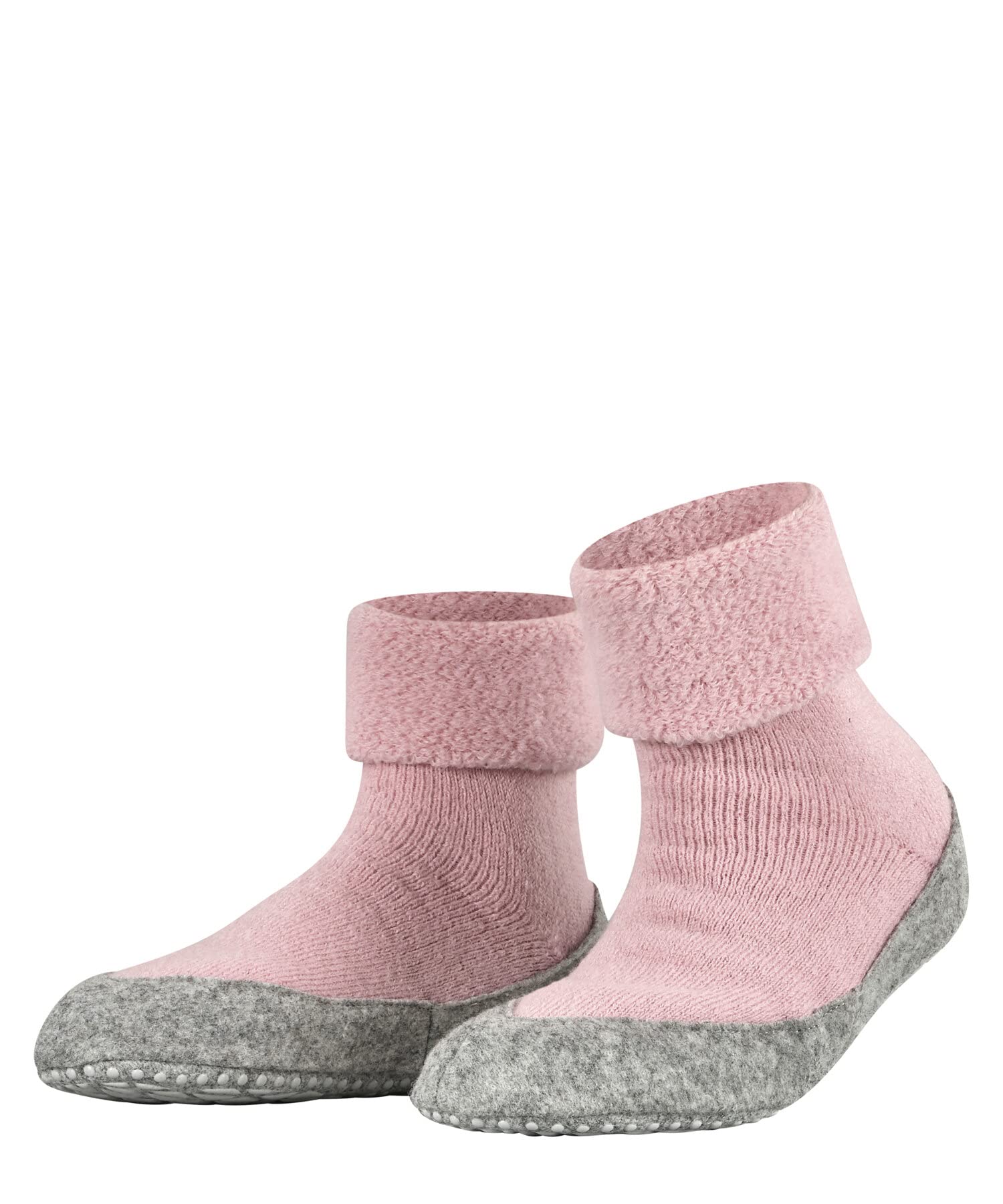 FALKE Cosyshoe slipper socks with merino wool exterior and plush inner for warmth.