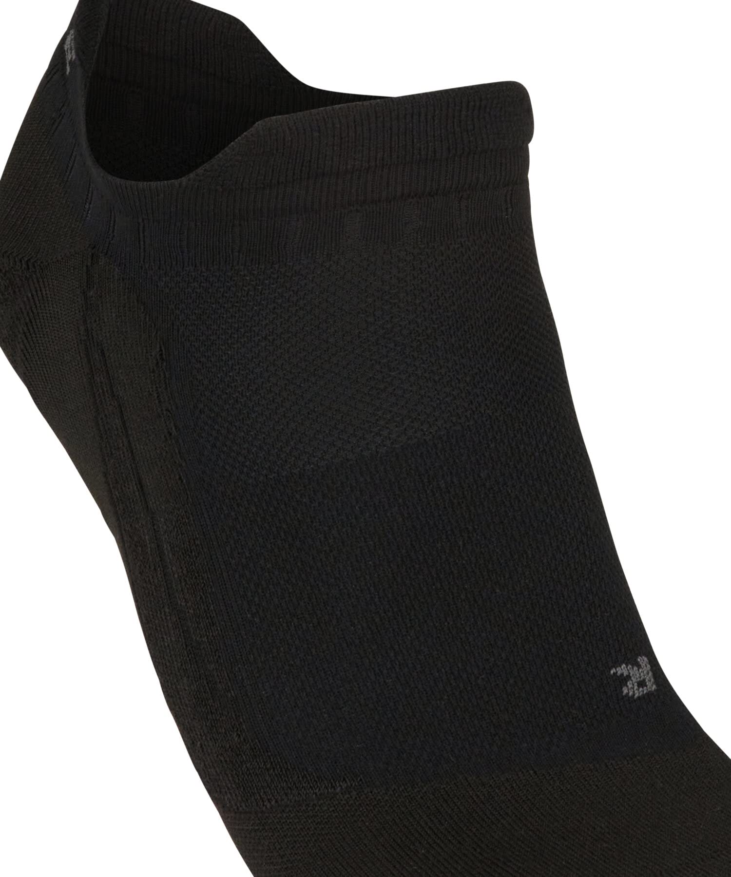 FALKE GO5 invisible golf socks sole detail, light cushioning supports a responsive feel.