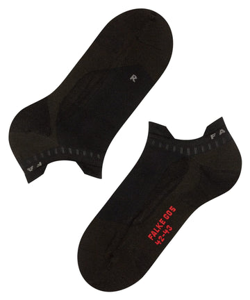 FALKE GO5 anti-blister nylon elastane blend enhances durability.