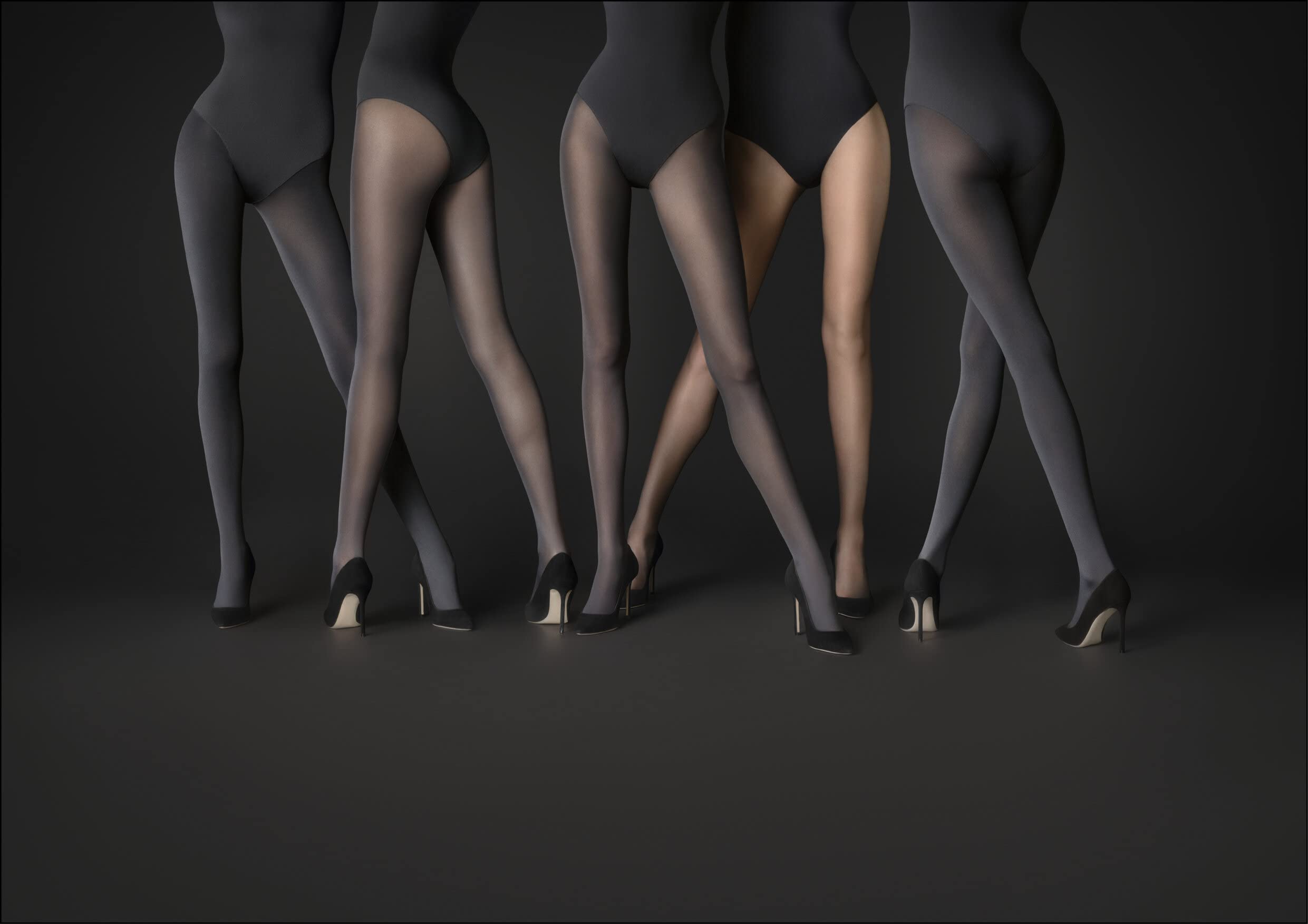 Falke Pure Matte 100 Denier Tights left-right foot shaping for perfect fit