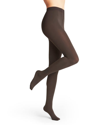 Falke Pure Matte 100 Denier Tights mesh gusset detail for hygienic comfort