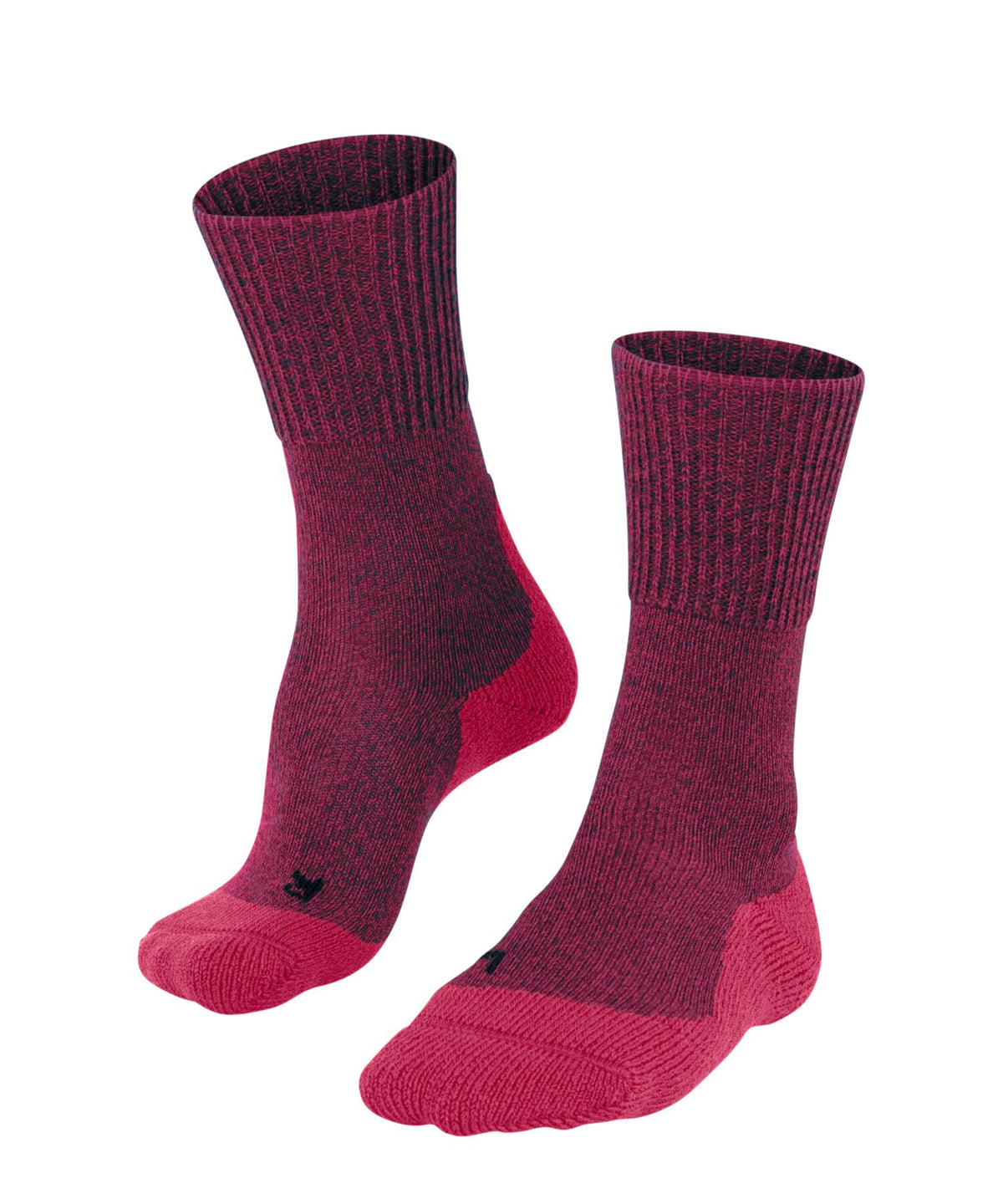 FALKE TK1 Adventure Wool Hiking Socks Azalea offer warm comfort for outdoor treks