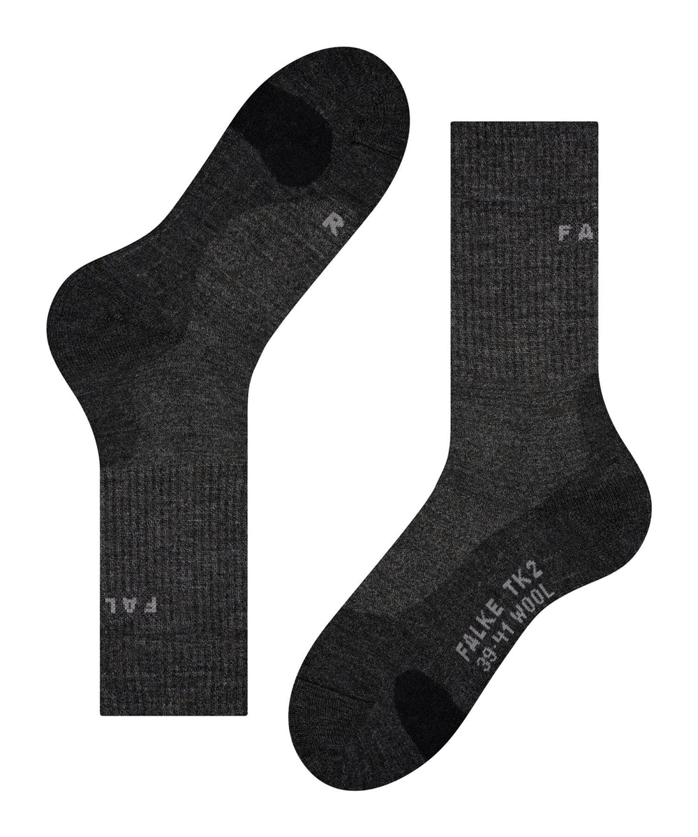 FALKE TK2 Explore merino-wool blend balances warmth with breathability on trails