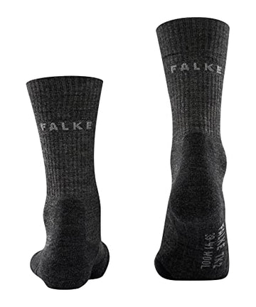 FALKE TK2 Explore wool hiking sock mid-calf design supports comfort on long trail walks.