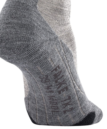 FALKE TK2 Explore merino-wool blend wicks moisture for all-day comfort.