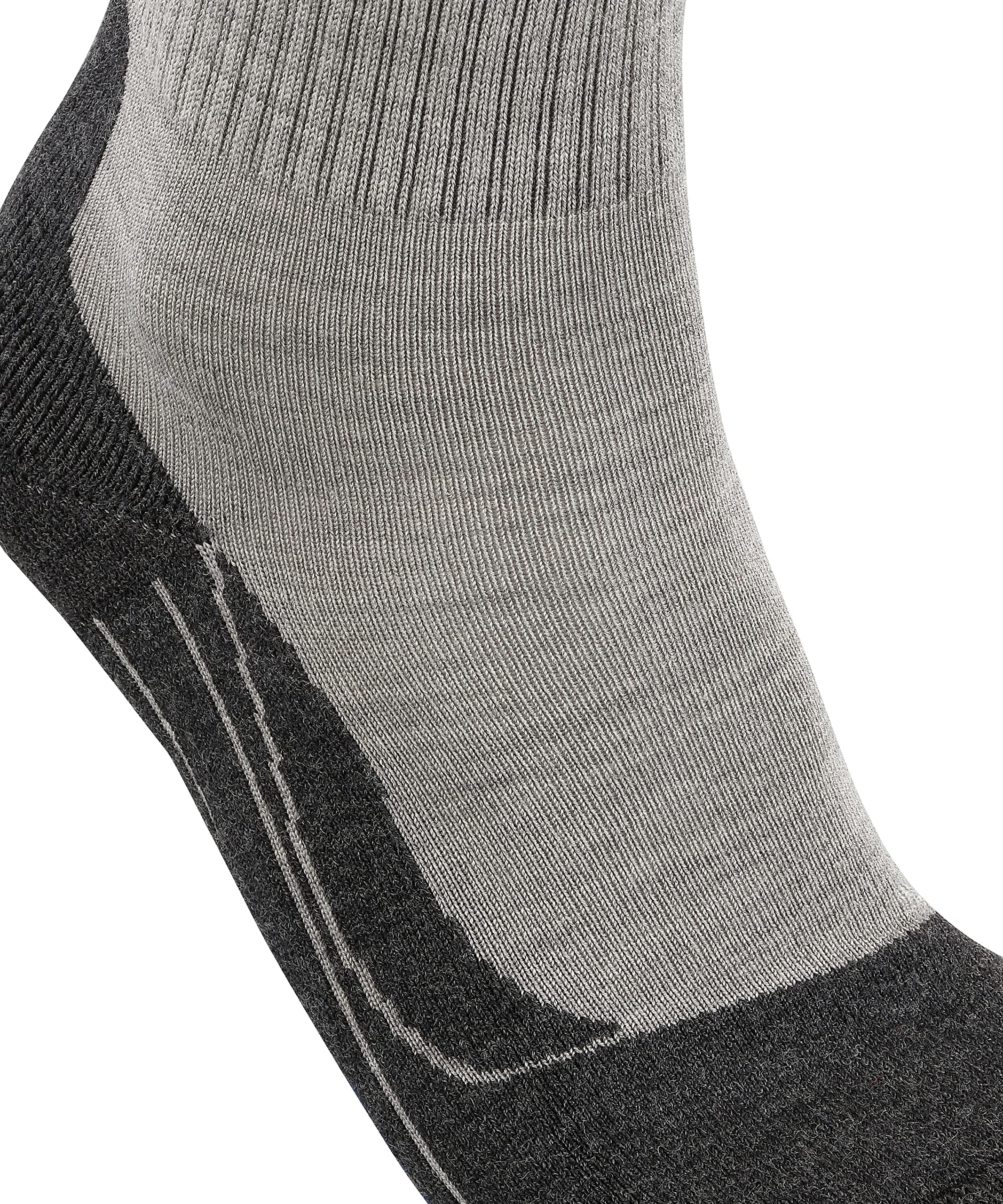 FALKE TK2 Wool Silk texture close-up, merino warmth